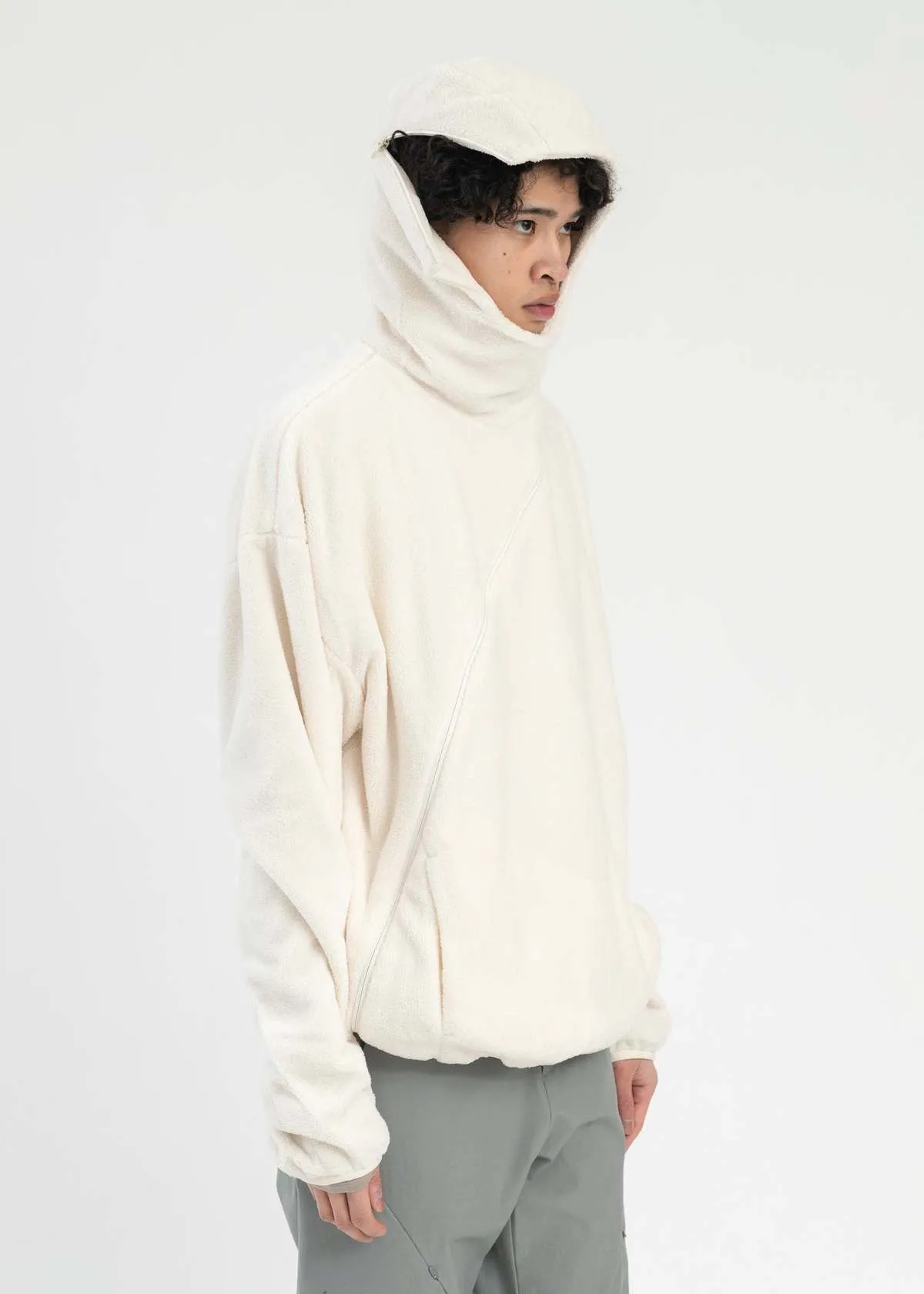 Post Archive Faction (Paf) 5.1 Hoodie Center - Ivory