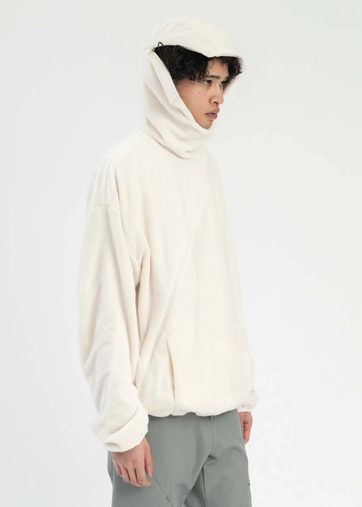 Post Archive Faction (Paf) 5.1 Hoodie Center - Ivory