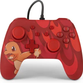 PowerA Core Plus Wired Controller for Nintendo Switch Charmander Blaze Red