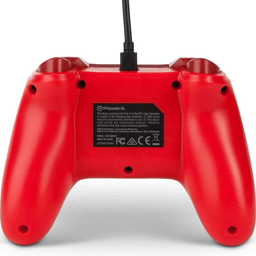 PowerA Core Plus Wired Controller for Nintendo Switch Charmander Blaze Red