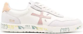 Premiata logo-detail low-top sneakers White