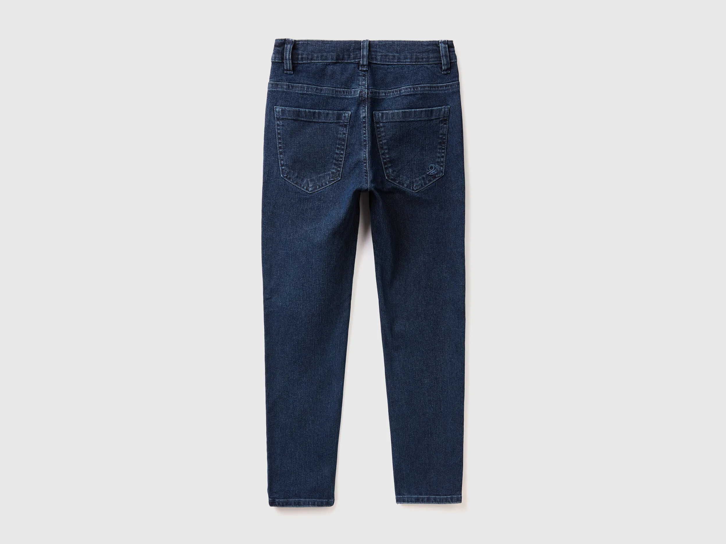 "Eco-Recycle" slim fit jeans - Dark Blue | Benetton