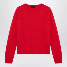 RED SWEATER IN CASHMERE AND SILK BLEND