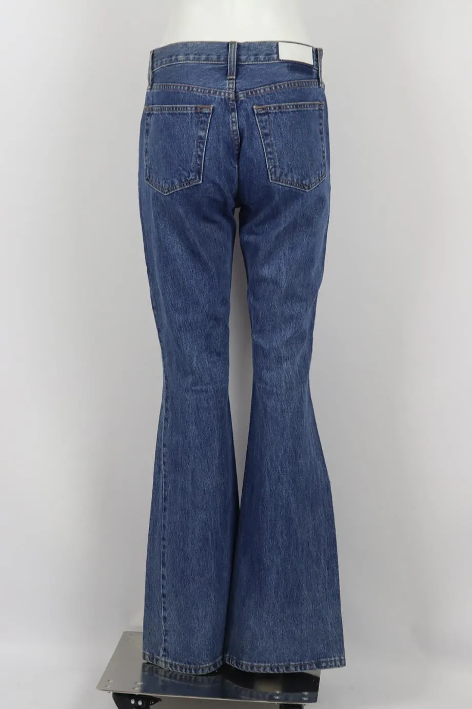 RE/DONE HIGH RISE FLARED DENIM JEANS W29 UK 10/12