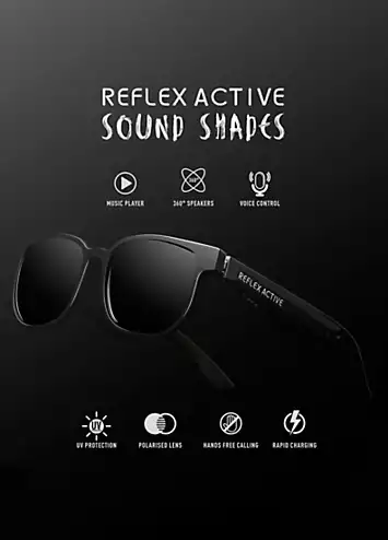 Reflex Active Sound Shade Wireless Smart Glasses with Built In Speakers & Mic | Kaleidoscope