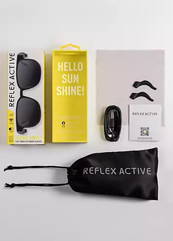 Reflex Active Sound Shade Wireless Smart Glasses with Built In Speakers & Mic | Kaleidoscope