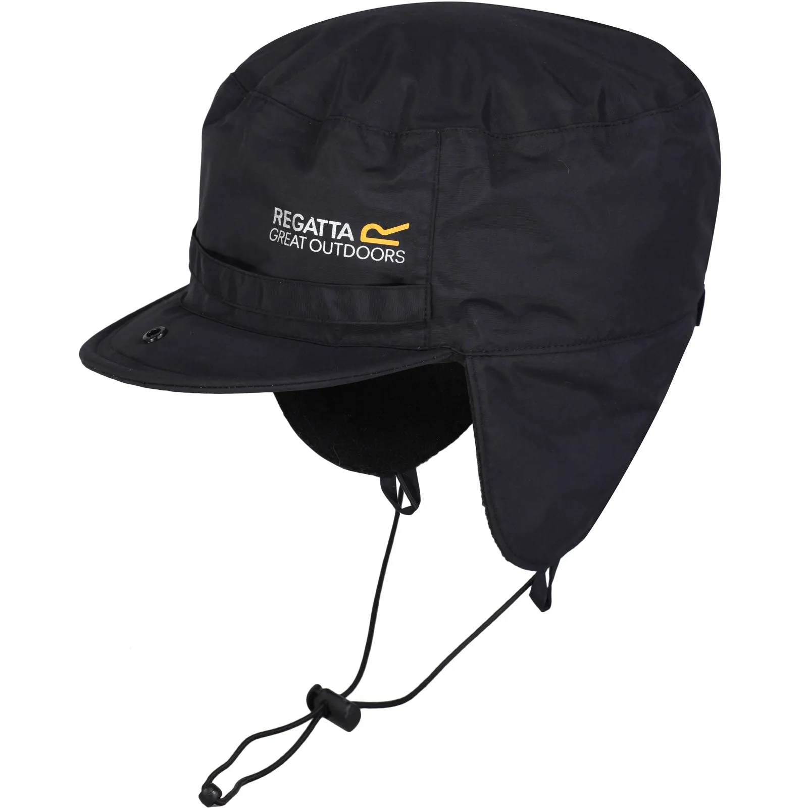 Regatta Mens Igniter Padded Waterproof Trapper Hat - Black