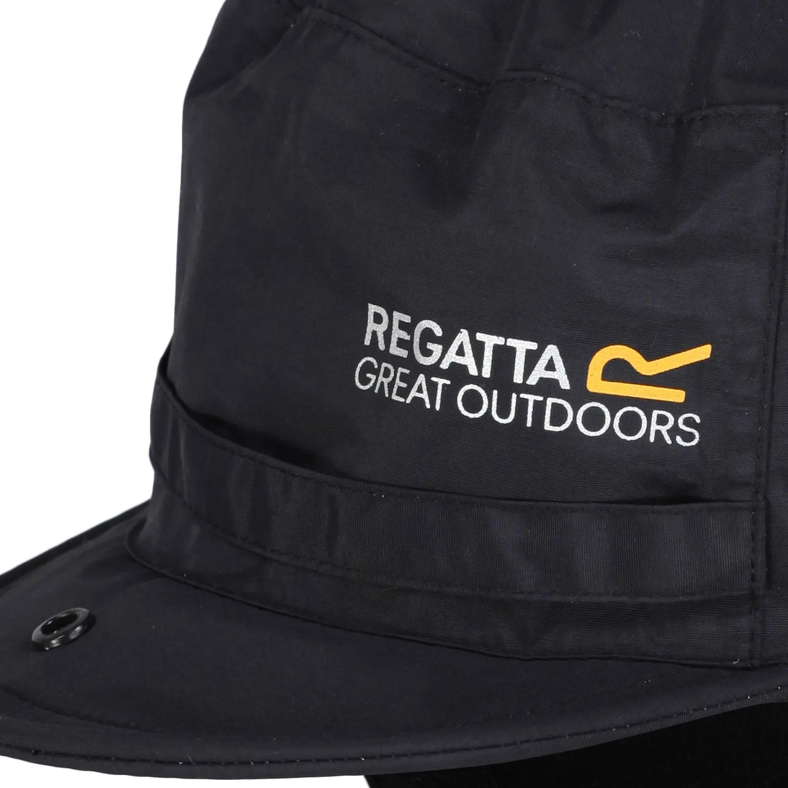 Regatta Mens Igniter Padded Waterproof Trapper Hat - Black