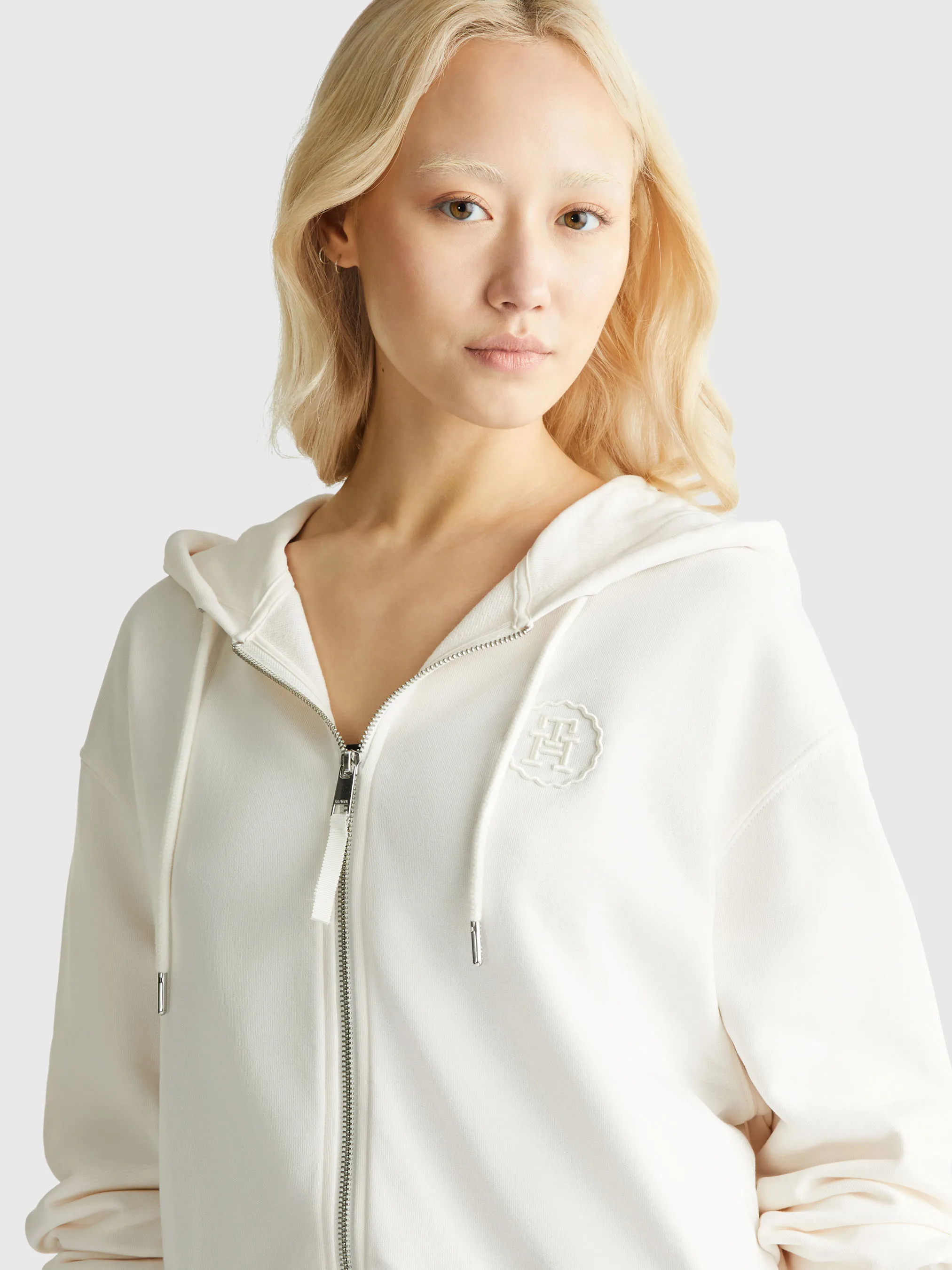 Regular Embroidery Zip Up Hoodie | Sweatshirts & Hoodies | Tommy Hilfiger