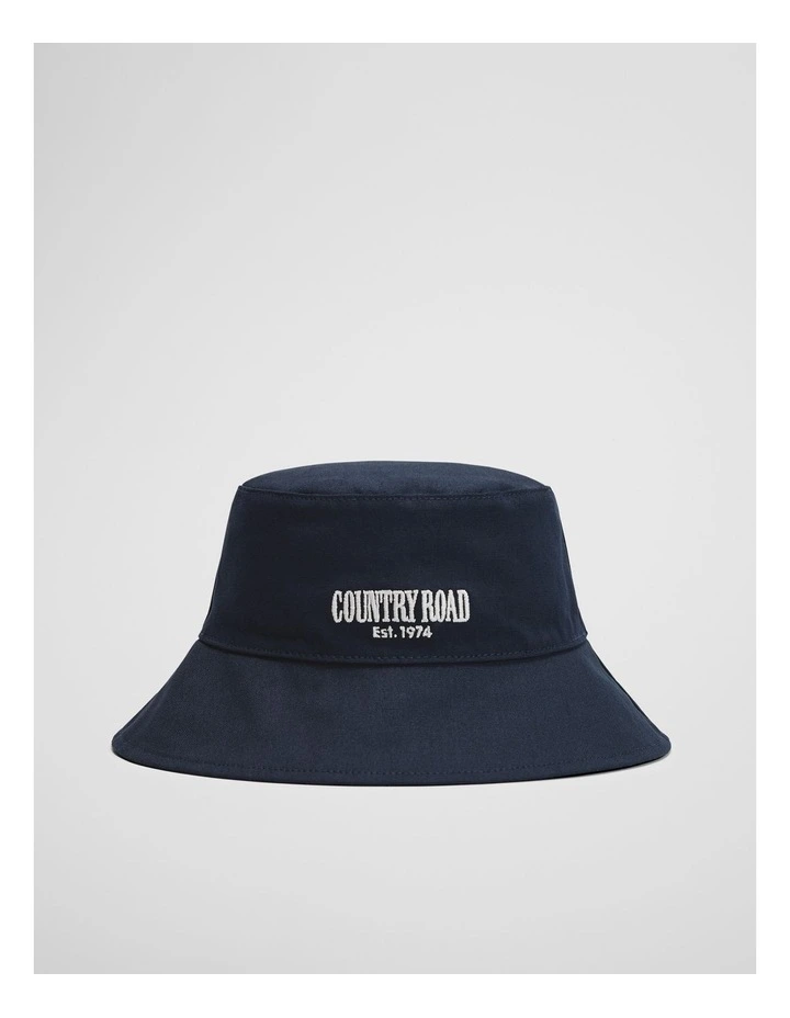 Reversible Bucket Hat in Navy