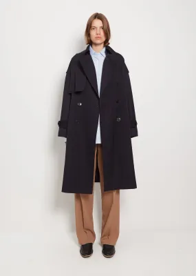 Robyn Wool Coat — Navy