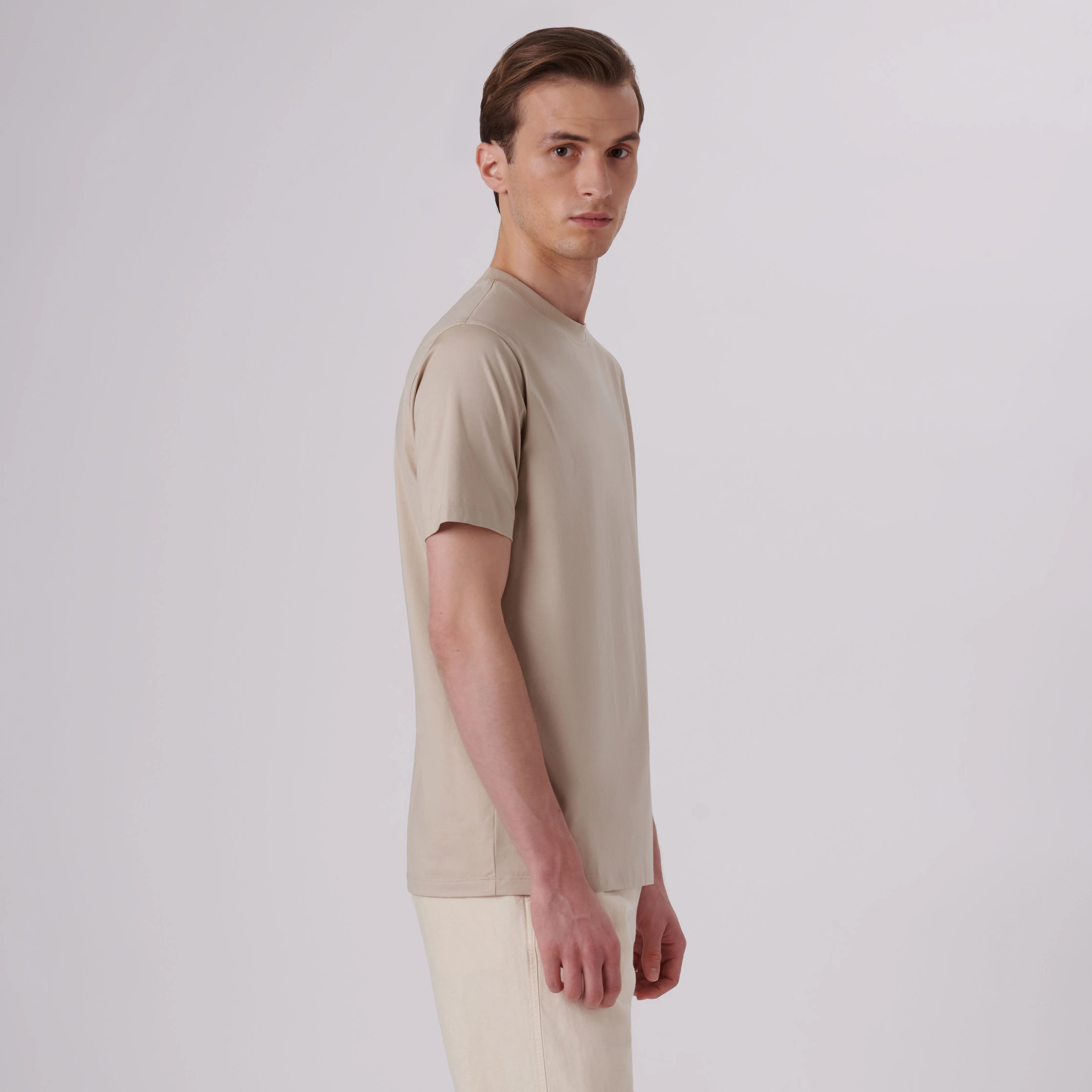 RUFUS Solid OoohCotton Crew Neck Tee