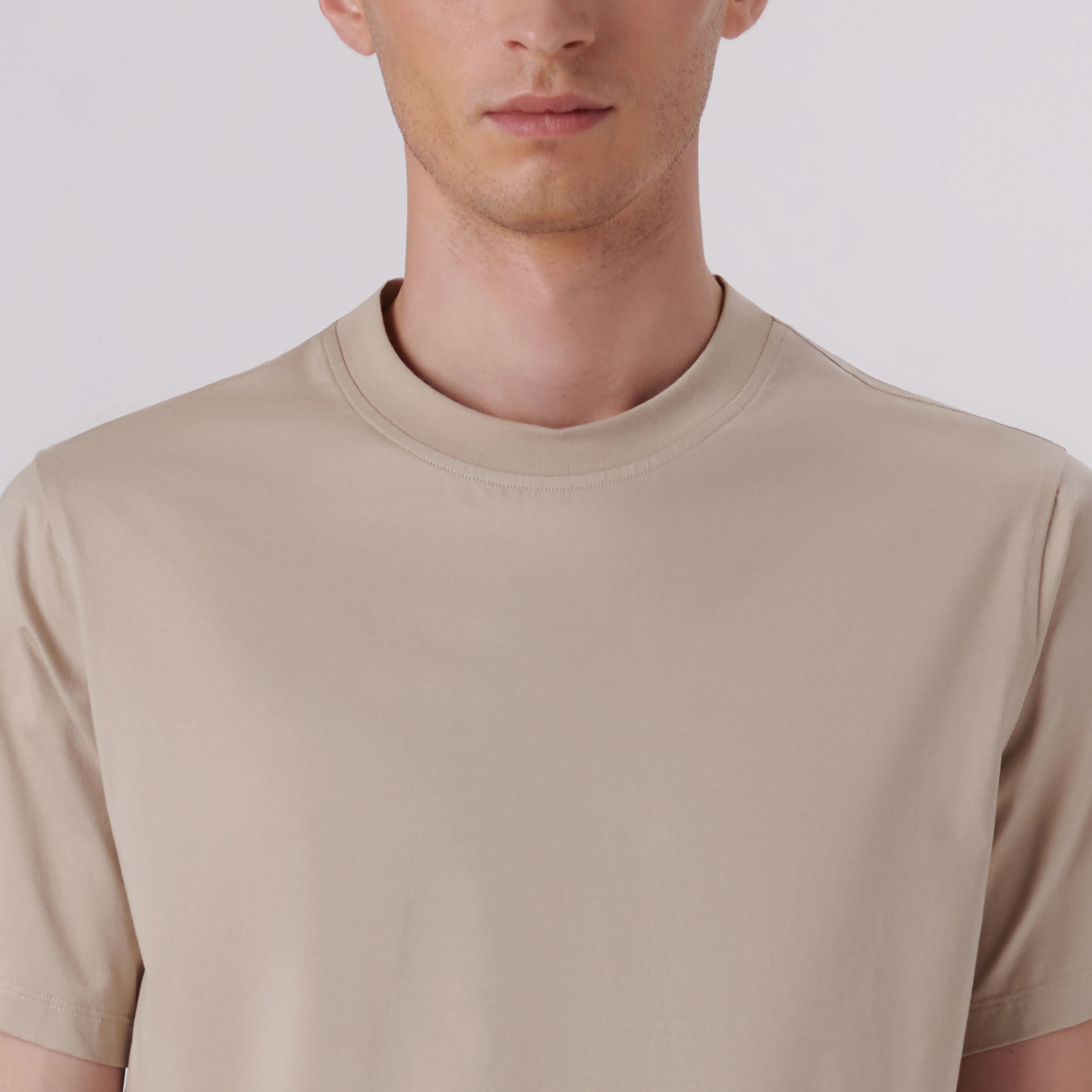 RUFUS Solid OoohCotton Crew Neck Tee