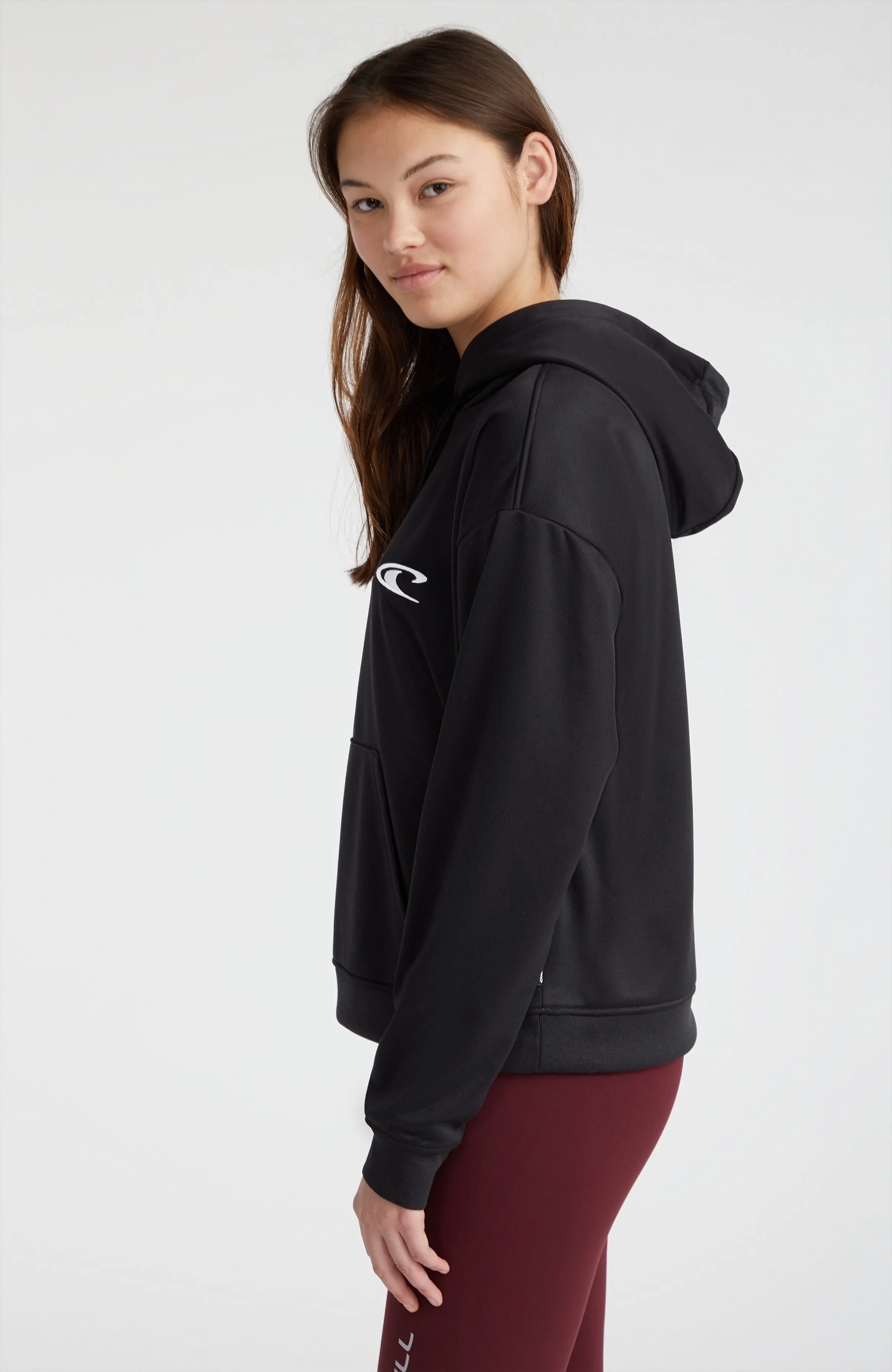 Rutile Hoodie Fleece | Black Out