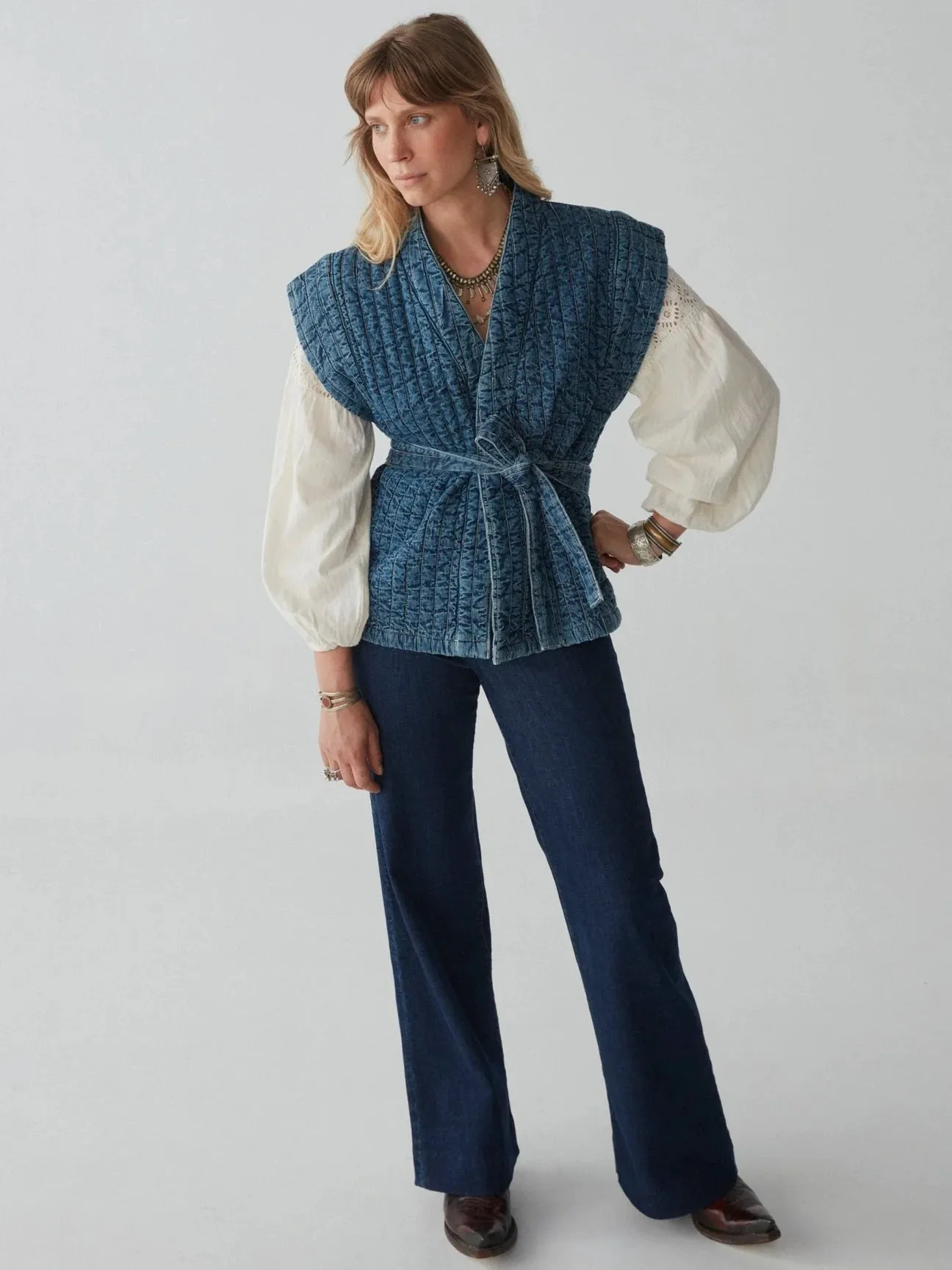 Sacs of Ashbourne   Maison Hotel Elsa Jacket-Blue Moon