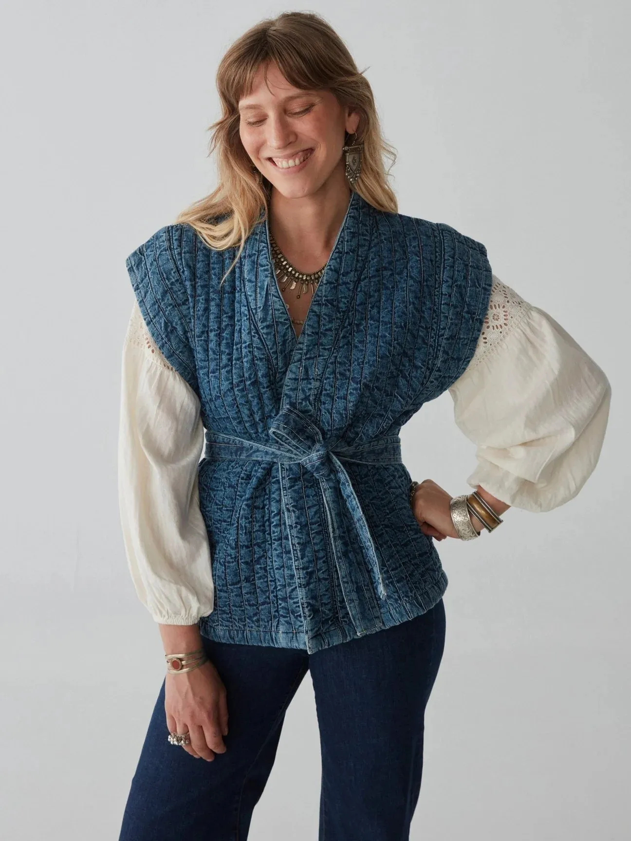 Sacs of Ashbourne   Maison Hotel Elsa Jacket-Blue Moon