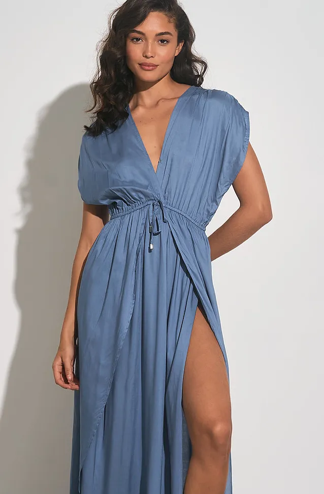 Santorini Dress -- Blue