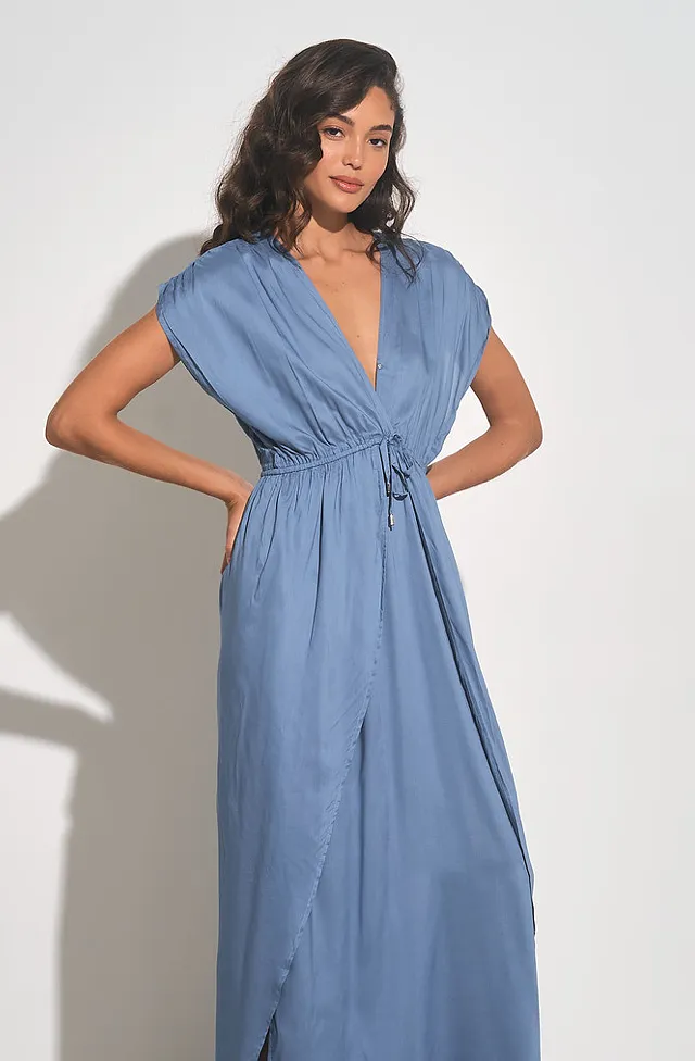 Santorini Dress -- Blue