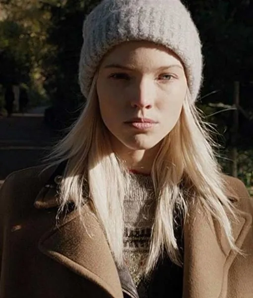 Sasha Luss Anna Brown Coat - Movie Women's Coat