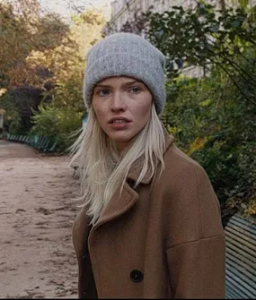 Sasha Luss Anna Brown Coat - Movie Women's Coat