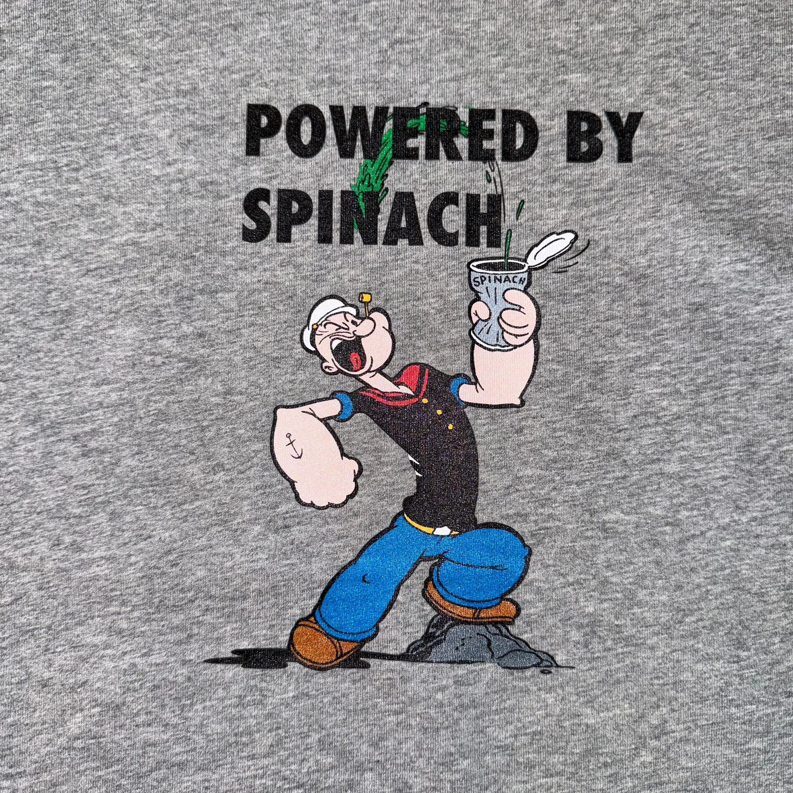 School of Life Projects - Popeye Ringer Spinach Tee (grey/navy)