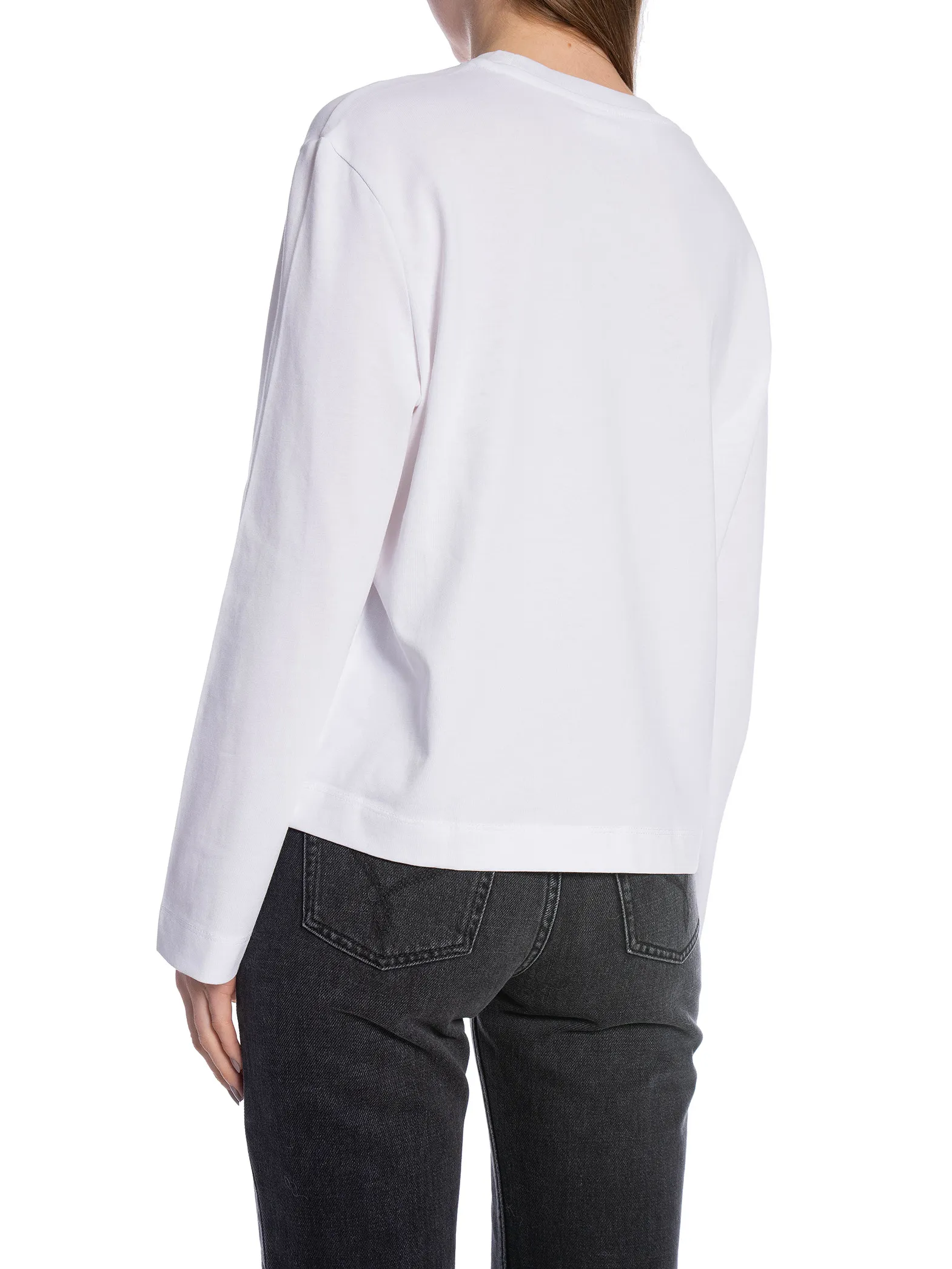 SELECTED FEMME TOP ESSENTIAL LS BOXY TEE