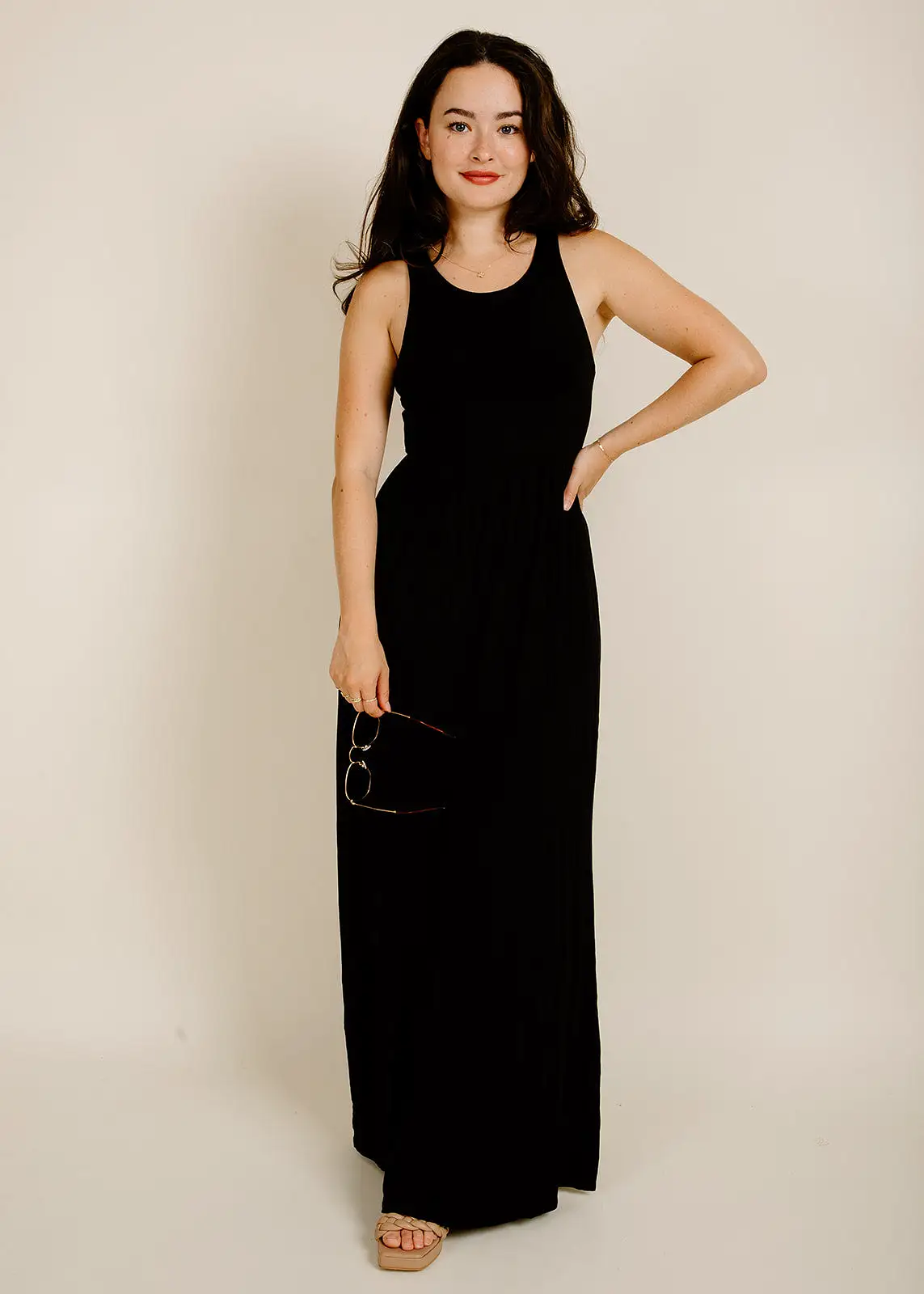 Selma Maxi Dress - Black