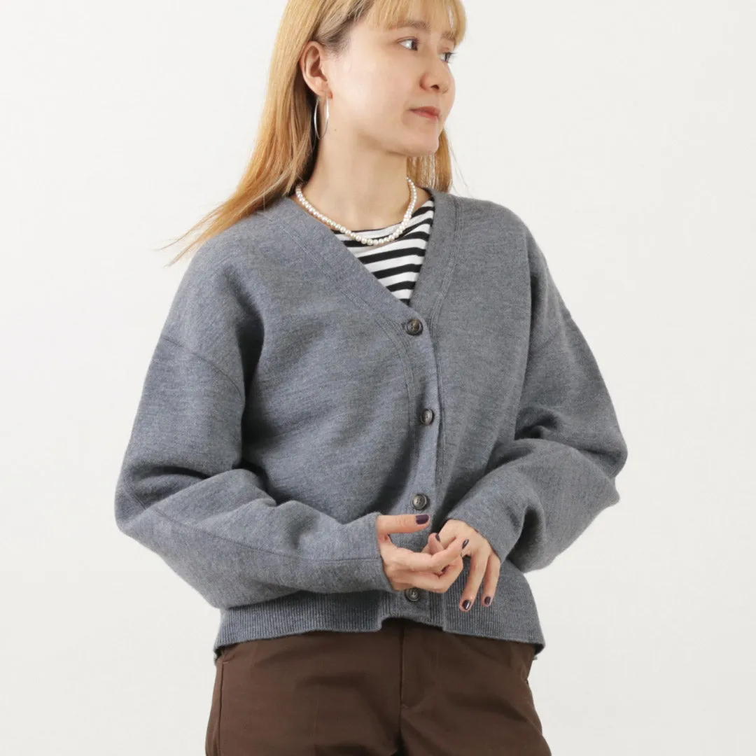 SHINZONE（シンゾーン） ケープリン ニット カーディガン / レディース 長袖 ウール 羽織 秋冬 日本製 22AMSNI11 CAPELIN  KINT CARDIGAN