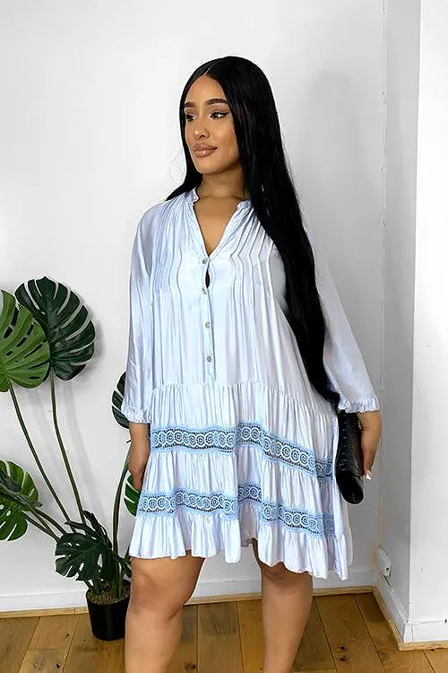 Silk Blend Relaxed Fit Summer Dress