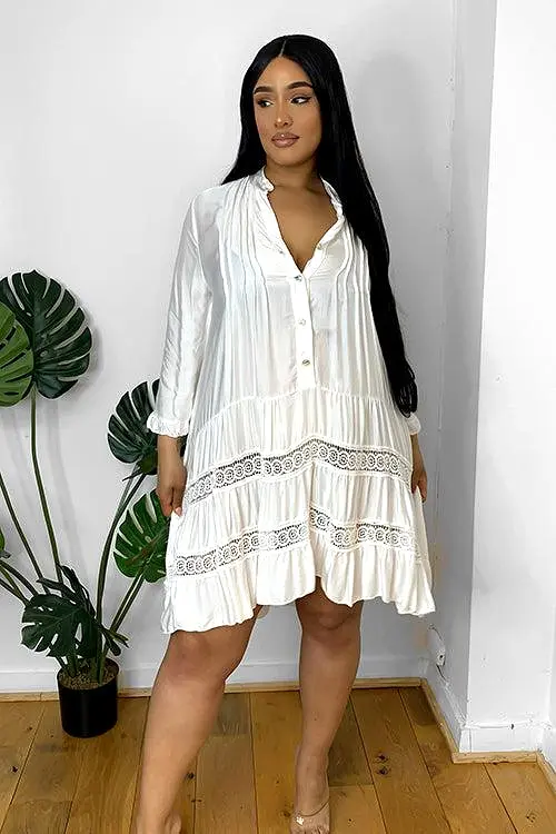 Silk Blend Relaxed Fit Summer Dress