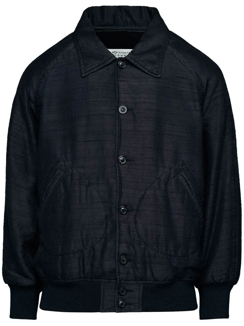 Silk dupion bomber jacket