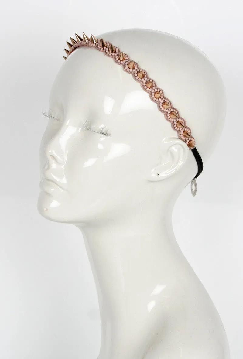 Spike Headband Rose