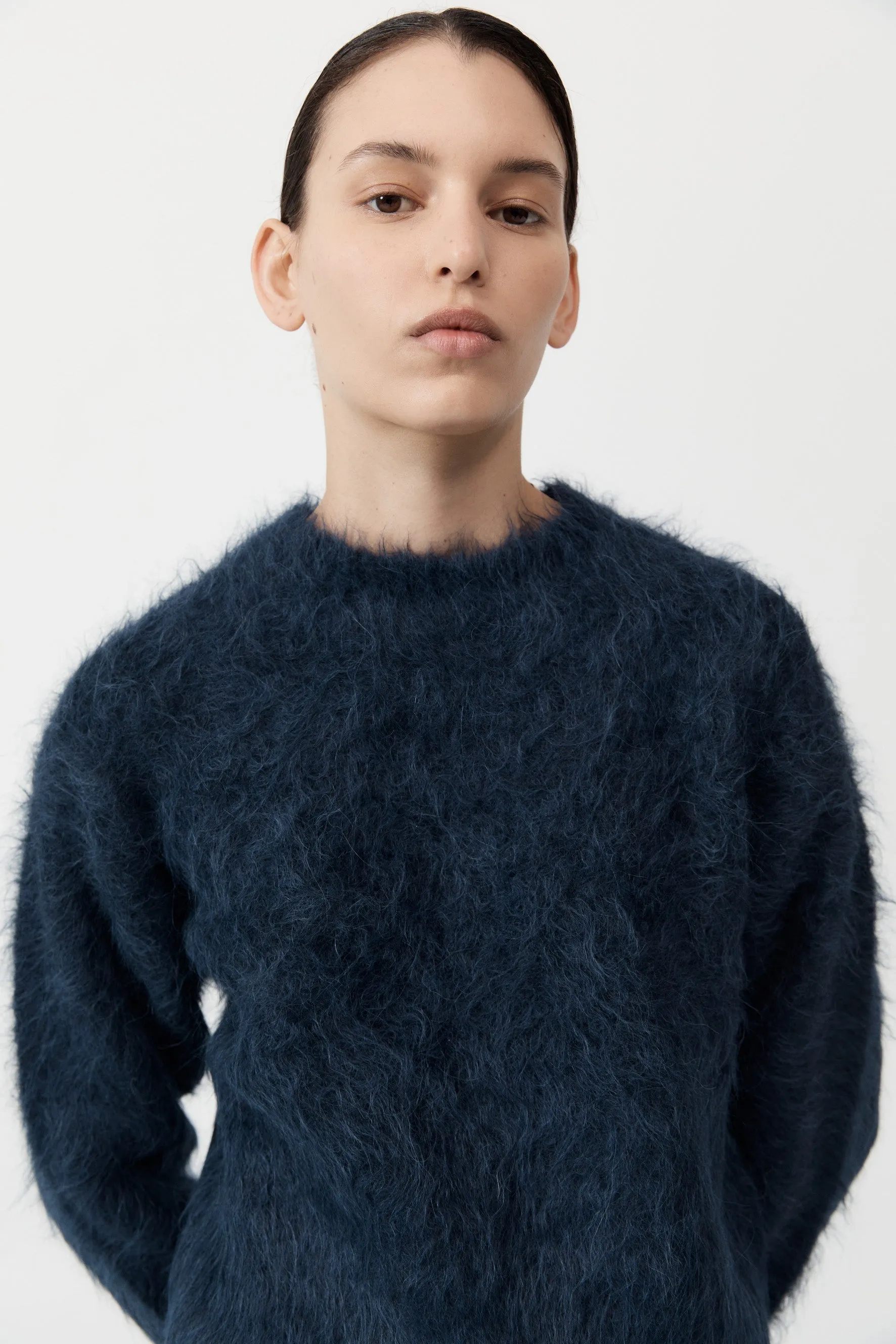  St Agni      Alpaca Sweater - Midnight Blue 