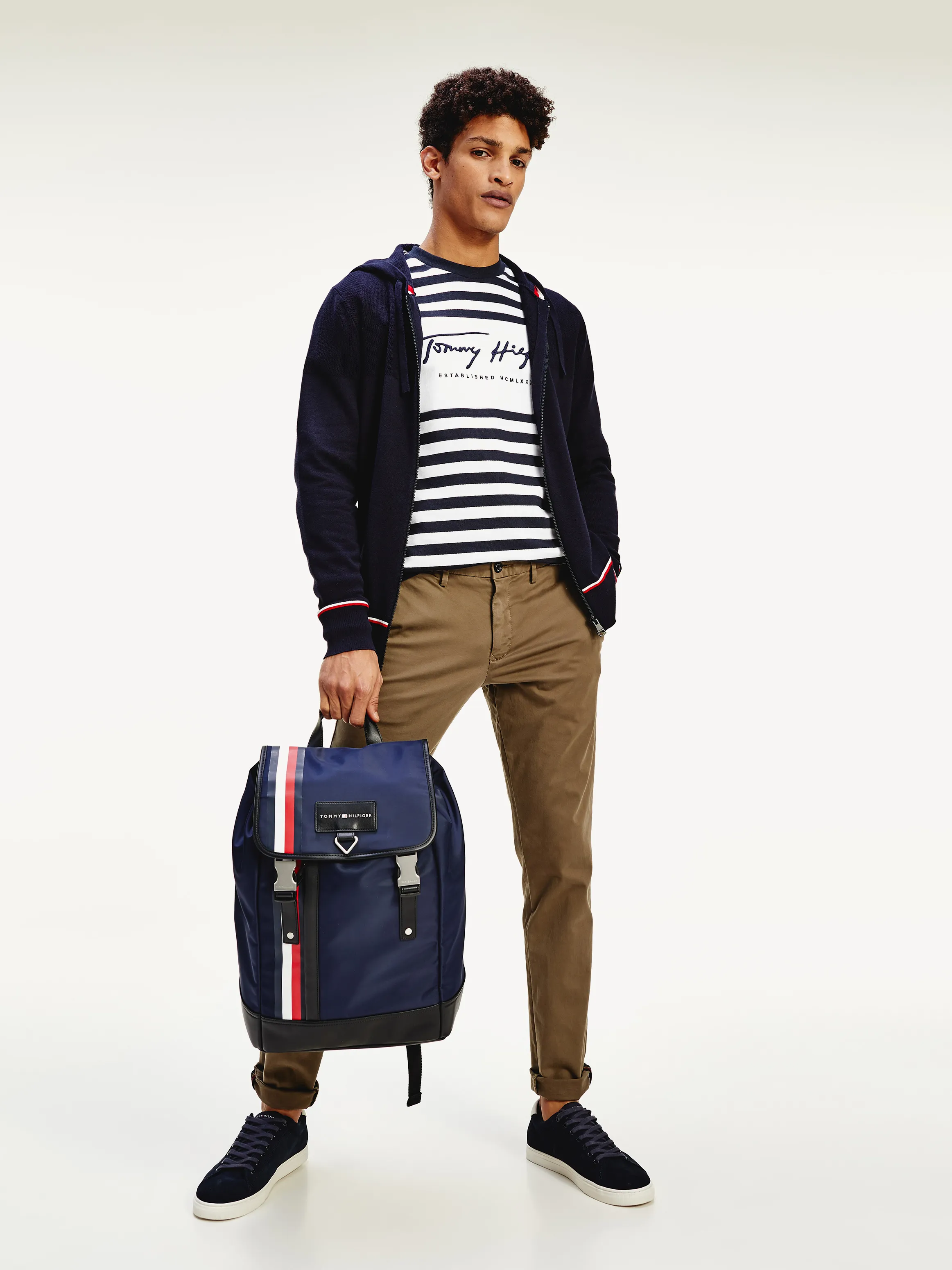 Structured Zip Hoodie | Sweatshirts & Hoodies | Tommy Hilfiger