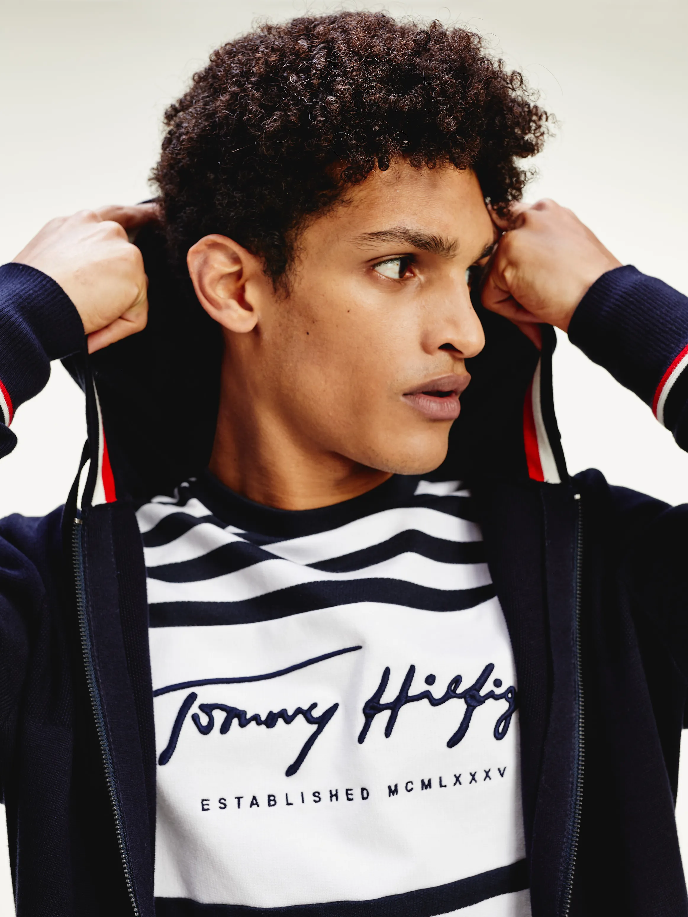 Structured Zip Hoodie | Sweatshirts & Hoodies | Tommy Hilfiger