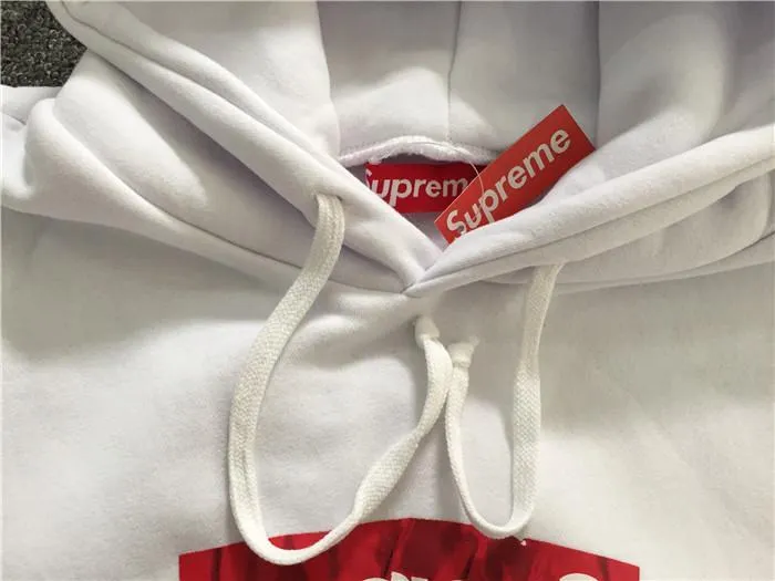 Supreme Comme Des Garcons Box Logo Hoodie Black