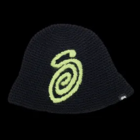 Swirly S Knit Bucket Hat