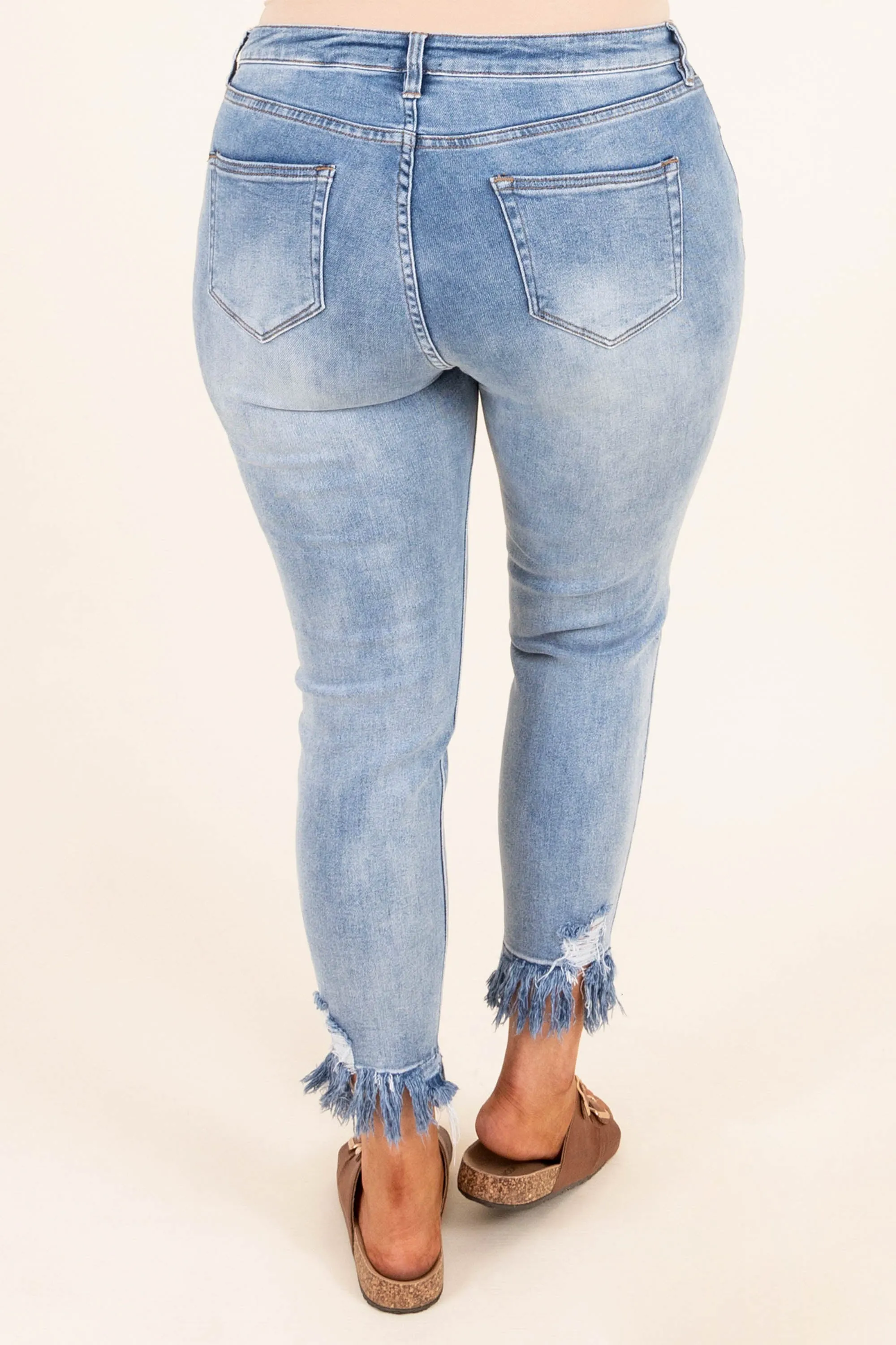 The Girls Side Jeans, Medium Wash