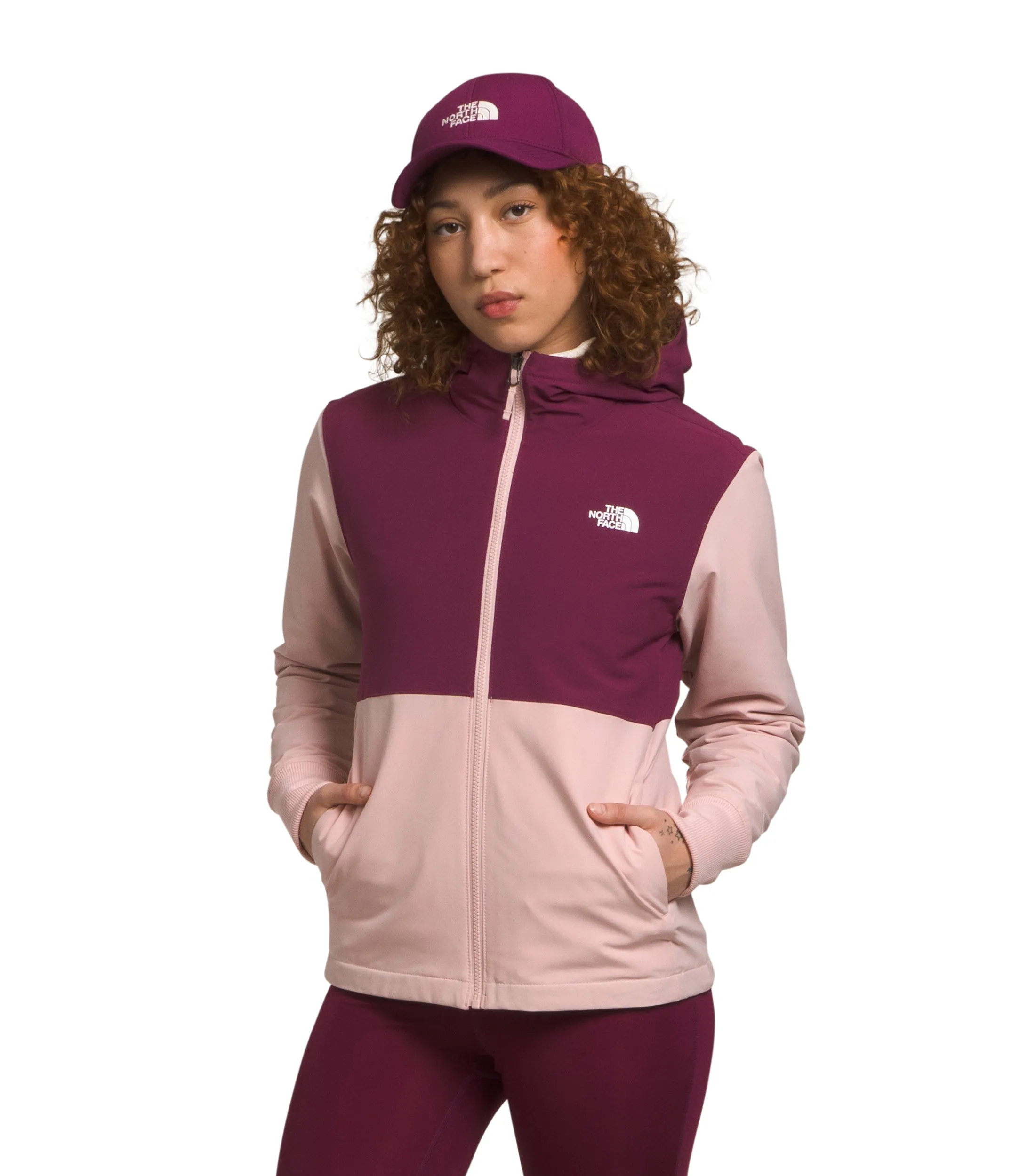 The North Face Women's Shelbe Raschel Hoodie Pink Moss Boysenberry