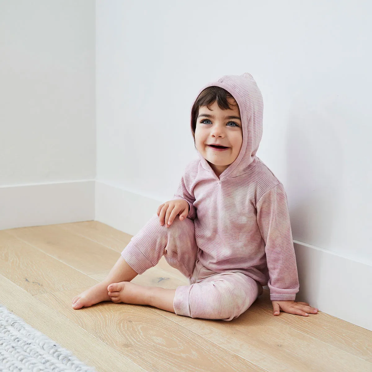 Toddler & Kid Eco-Marble Stripe Rib Hoodie and Jogger