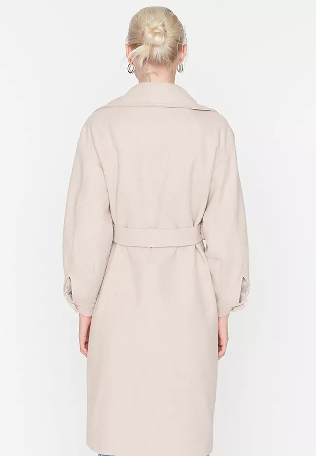 Trendyol Belted Long Coat