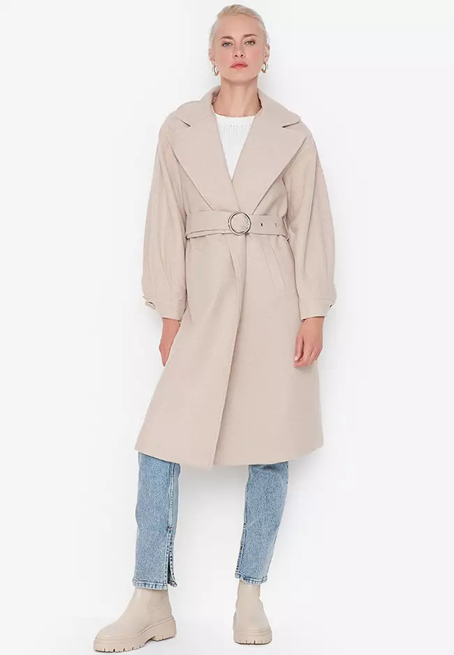 Trendyol Belted Long Coat