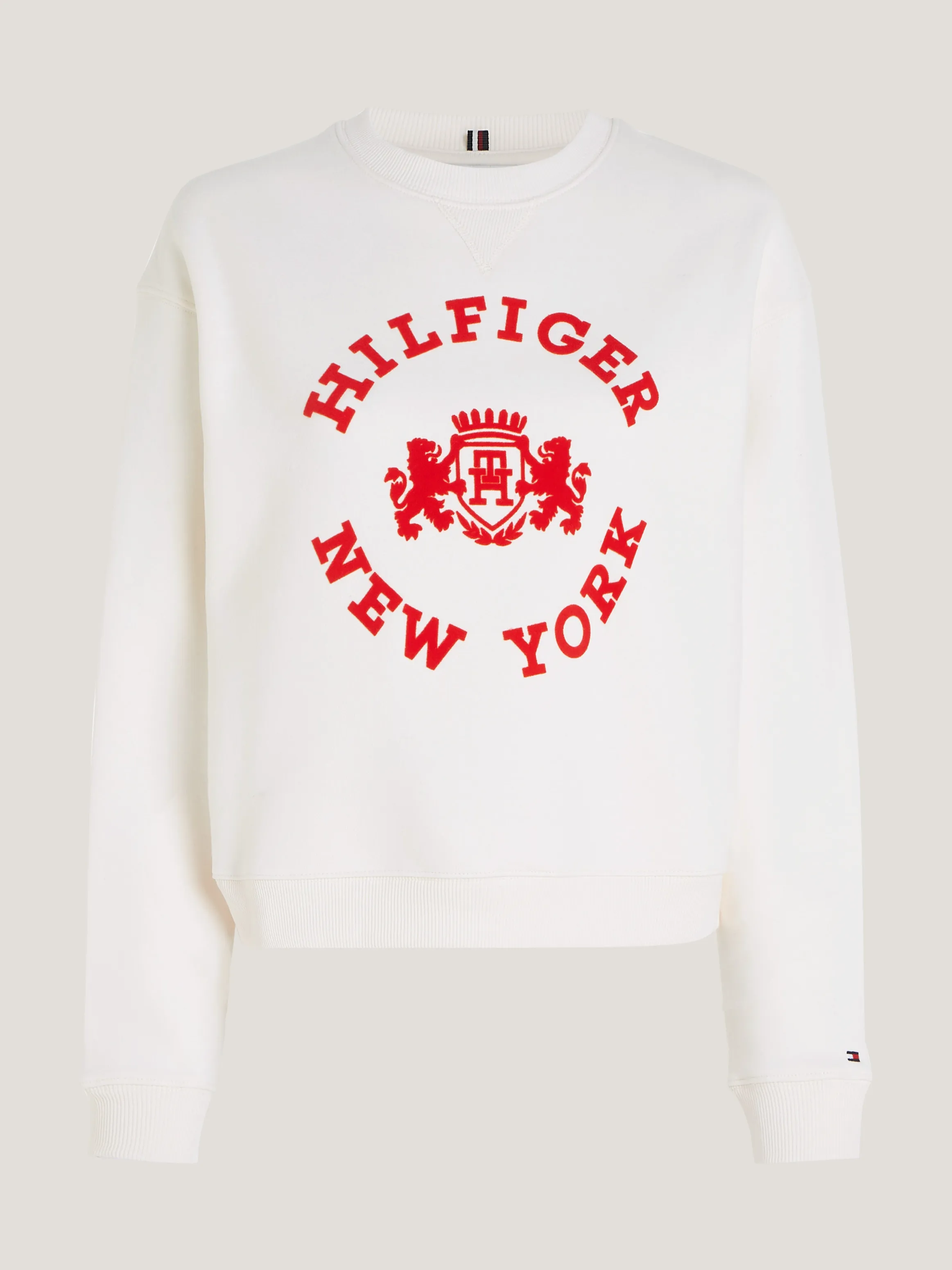 Varsity Flocked Logo Sweatshirt | Sweatshirts & Hoodies | Tommy Hilfiger