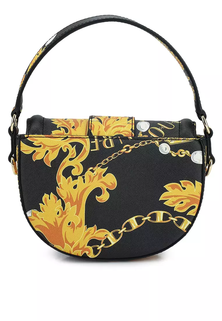 VERSACE JEANS COUTURE Couture 01 Chain Print Handbag (nt)