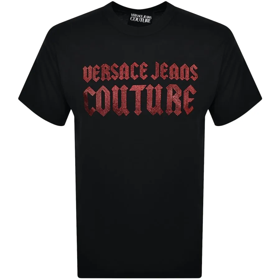 Versace Jeans Couture Regular Fit T Shirt Black