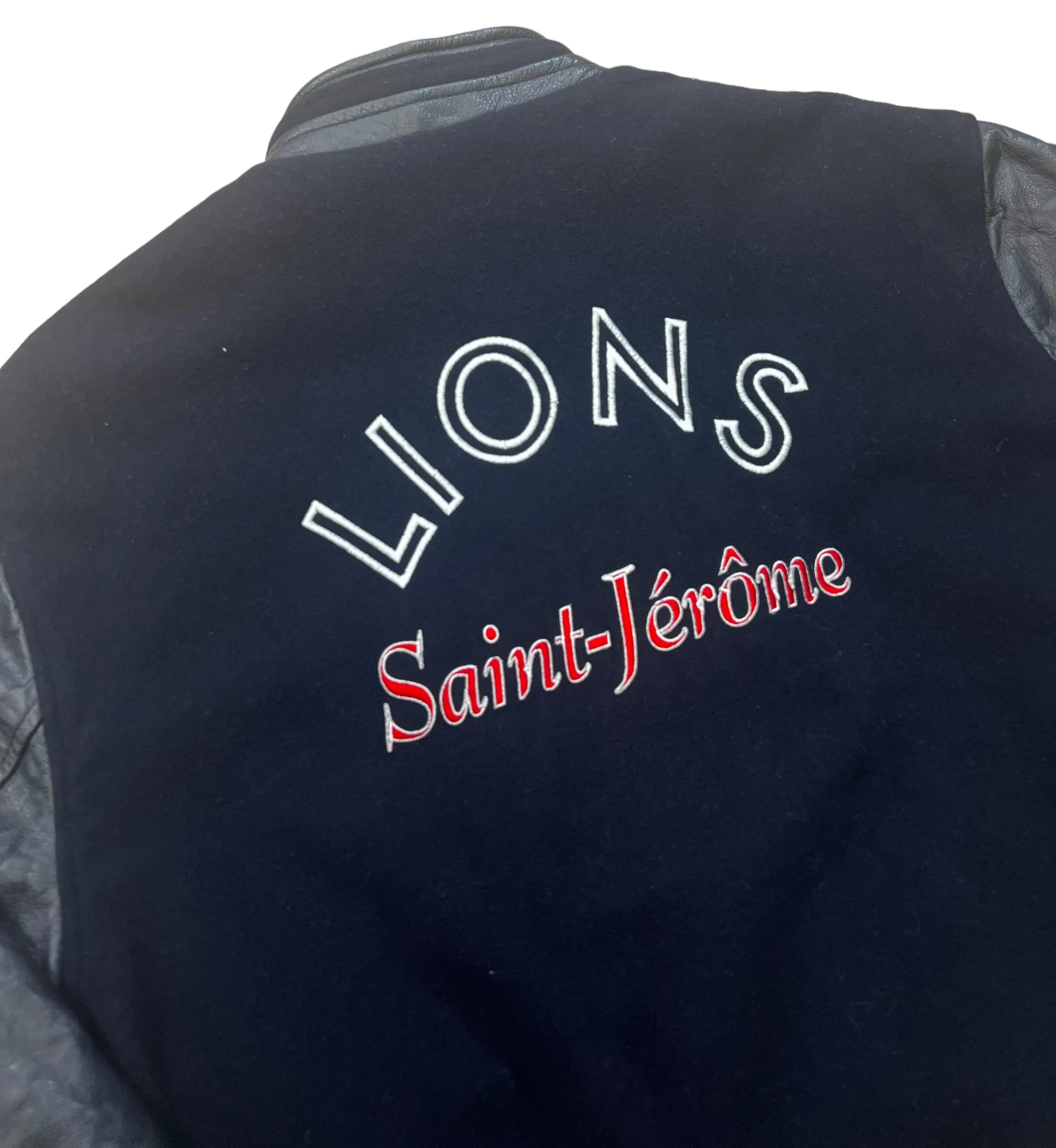 Vintage Lions Saint-Jerome Black Varsity Jacket