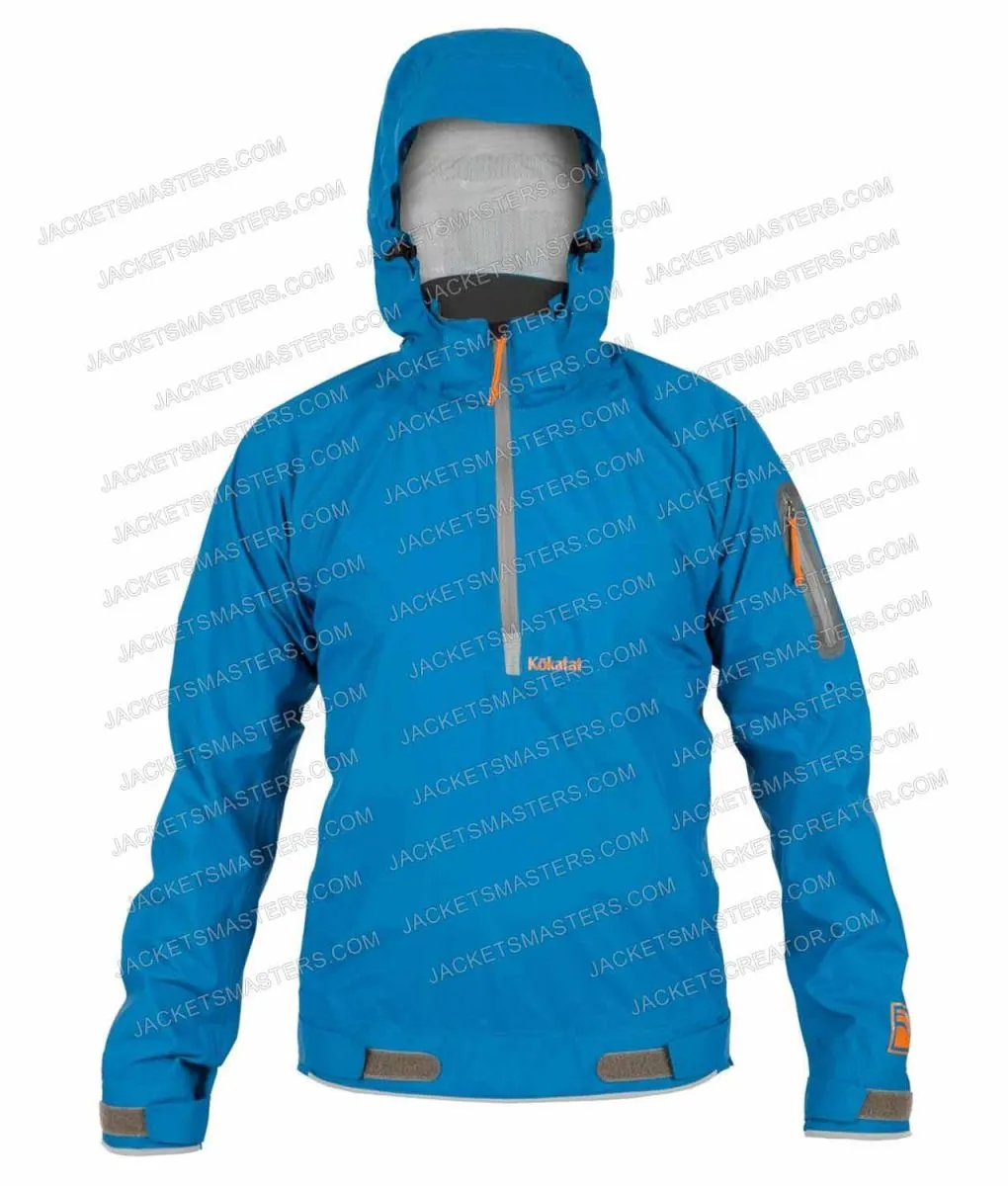 Virgin River Season 4 Martin Henderson Blue Hooded Jacket