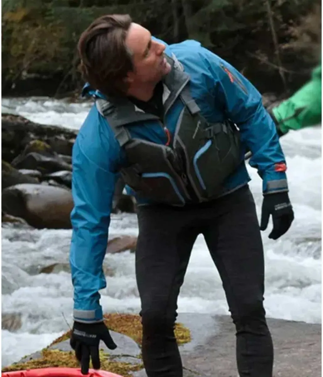 Virgin River Season 4 Martin Henderson Blue Hooded Jacket