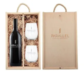 Wine Bottle & Glasses Custom Etched Gift Set