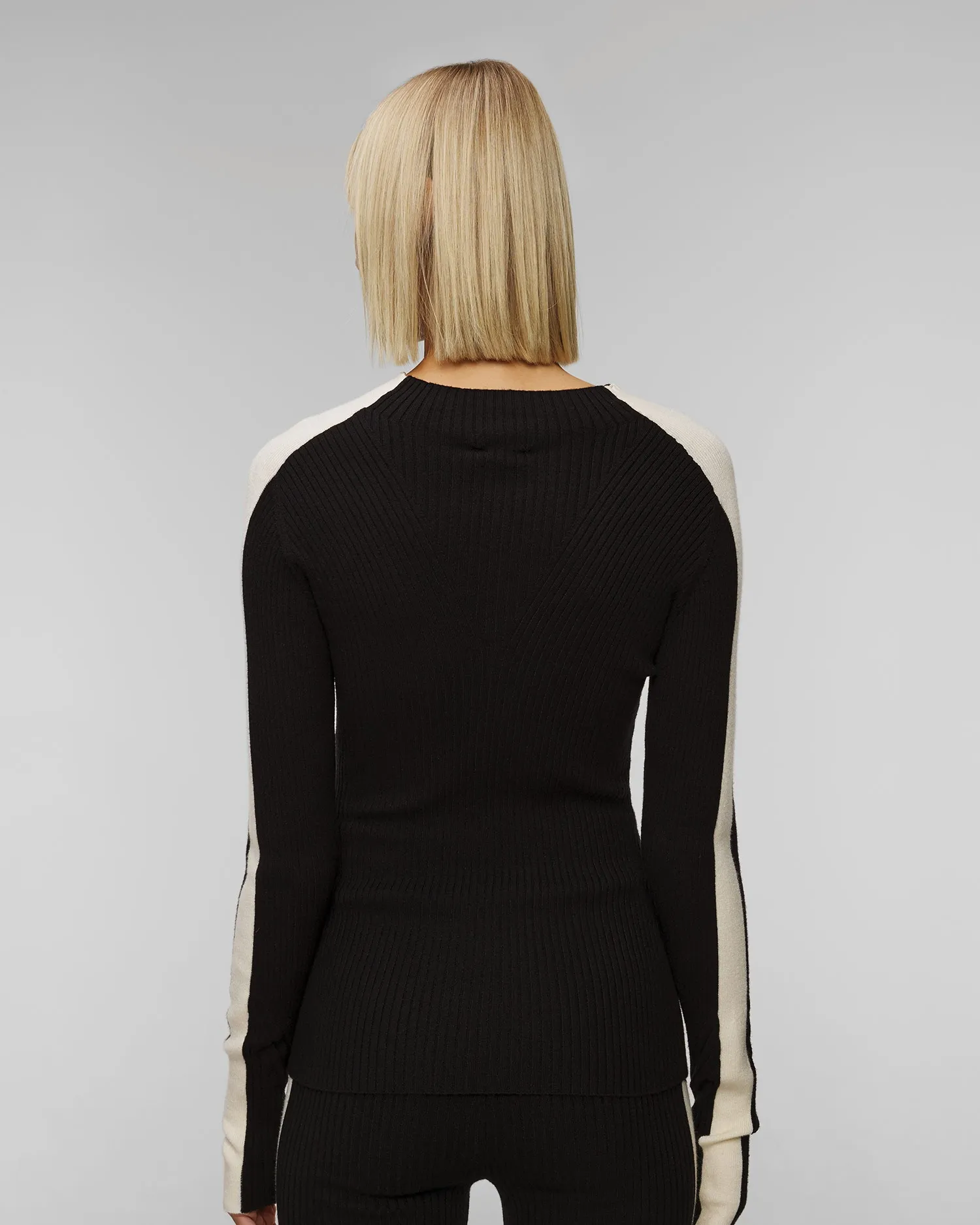 Women's black sweater Varley Wilshire Mockneck Knit VAR02332-black